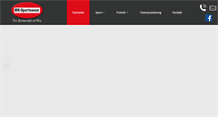Desktop Screenshot of mk-sportswear.de